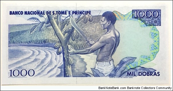Banknote from Sao Tome & Principe year 1989