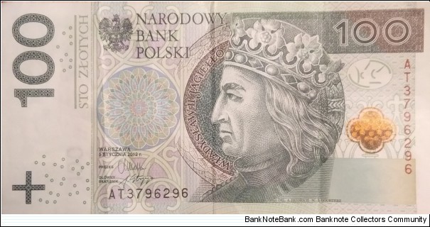 Poland 100 Złotych
AT 3796296 Banknote