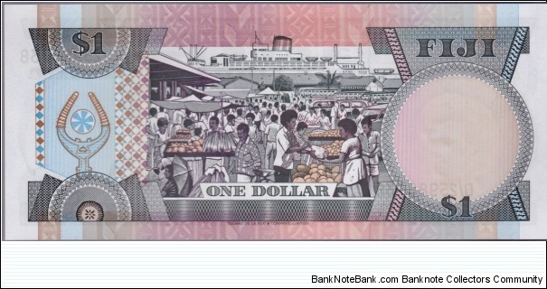 Banknote from Fiji year 1993