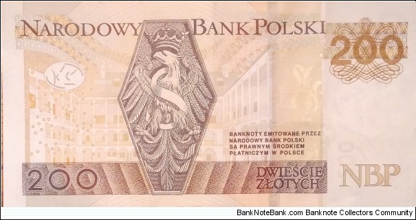 Banknote from Poland year 2015
