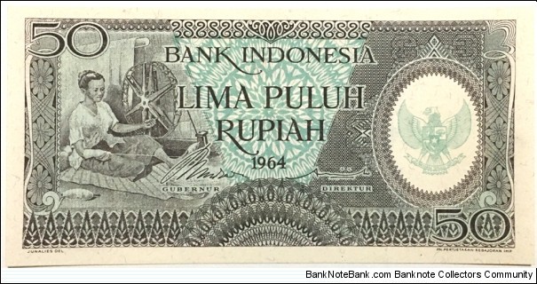 50 Rupiah Banknote