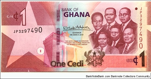 1 Cedi Banknote