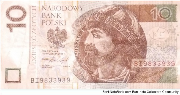 Poland 10 Złotych
BI 9833939 Banknote