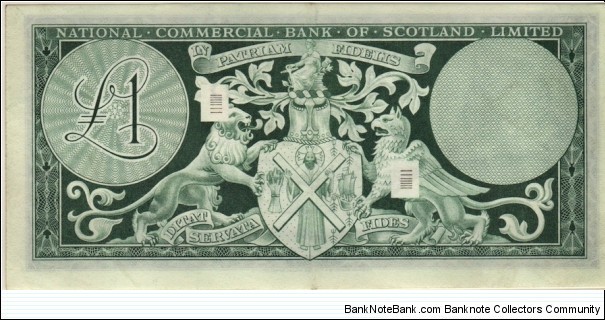 Banknote from Scotland year 1967