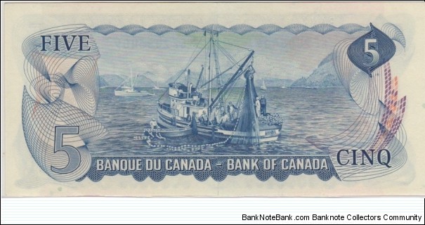 Banknote from Canada year 1971