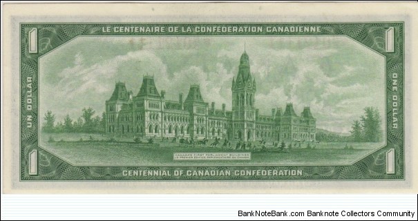 Banknote from Canada year 1967