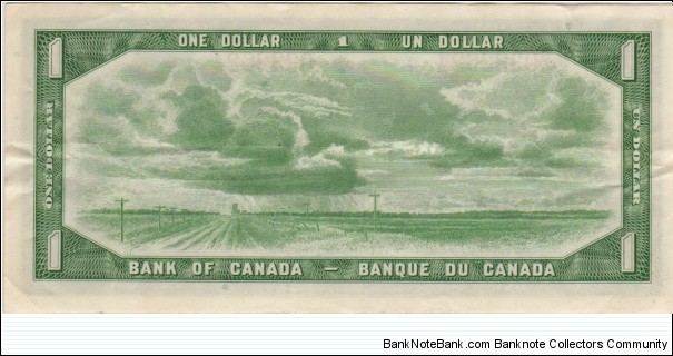 Banknote from Canada year 1954