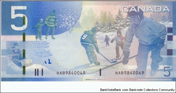 Banknote from Canada year 2006