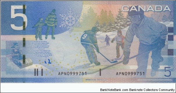 Banknote from Canada year 2006