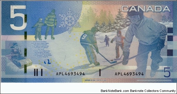 Banknote from Canada year 2006