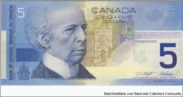 BC-62a AOF $5 short prefix Banknote
