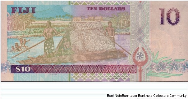 Banknote from Fiji year 2002