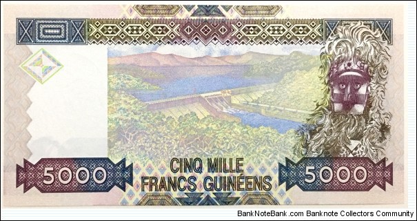 Banknote from Guinea year 2012