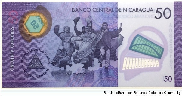 Banknote from Nicaragua year 2014