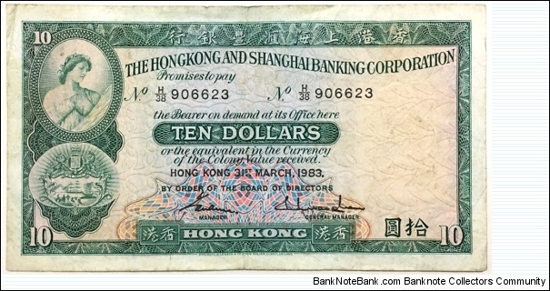 10 Dollars Banknote