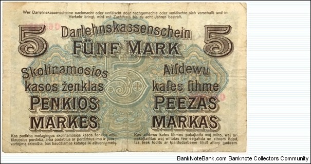 Banknote from Germany year 1918