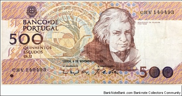 500 Escudos Banknote