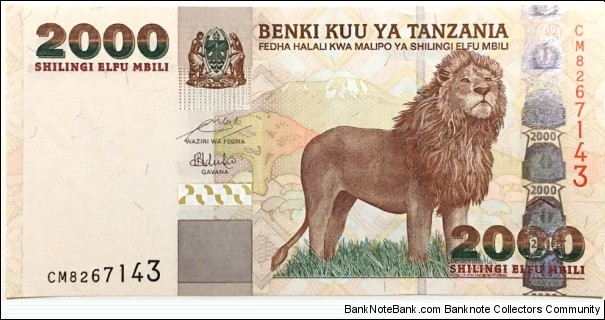 2000 Shillings Banknote