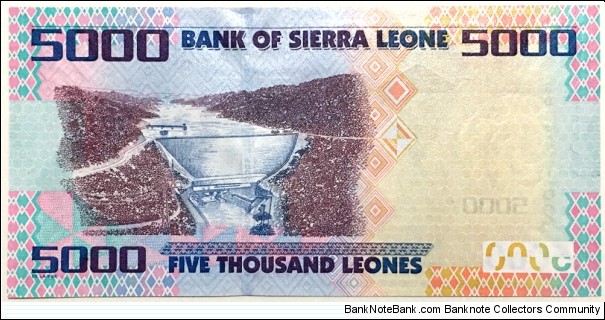 Banknote from Sierra Leone year 2013