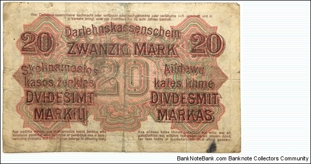 Banknote from Germany year 1918