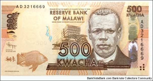 500 Kwacha Banknote