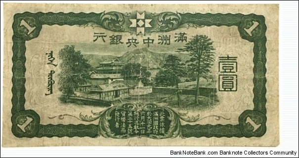 Banknote from China year 1937