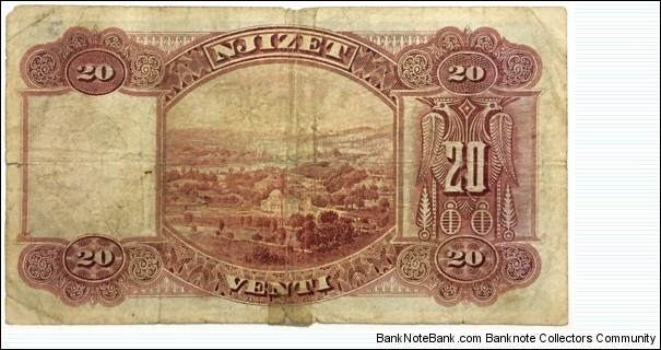 Banknote from Albania year 1926