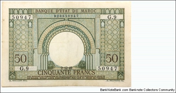 50 Francs Banknote