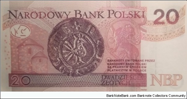 Banknote from Poland year 2016