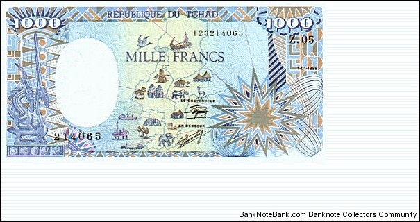 1000 Francs Banknote