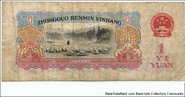 Banknote from China year 1960