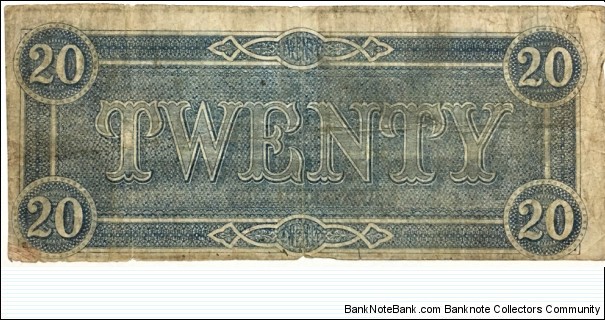 Banknote from USA year 1864