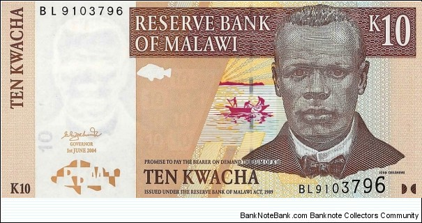 10 Kwacha Banknote