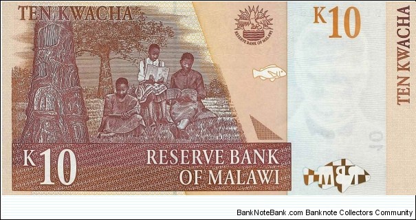 Banknote from Malawi year 2004