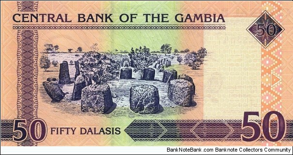 Banknote from Gambia year 2006