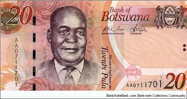 20 Pula Banknote