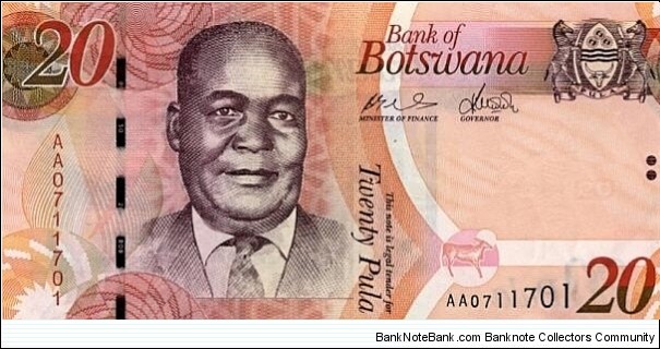 20 Pula Banknote