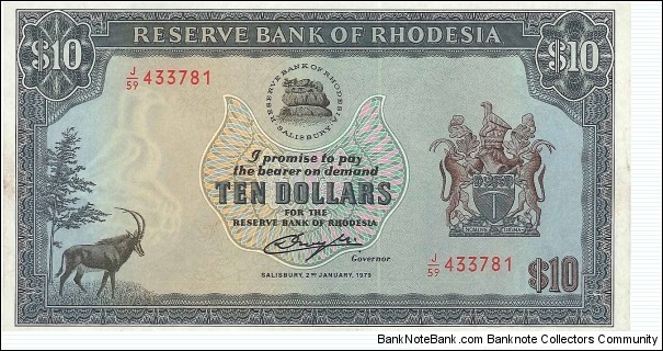 10 Dollars Banknote