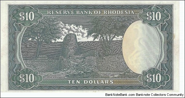 Banknote from Rhodesia year 1979