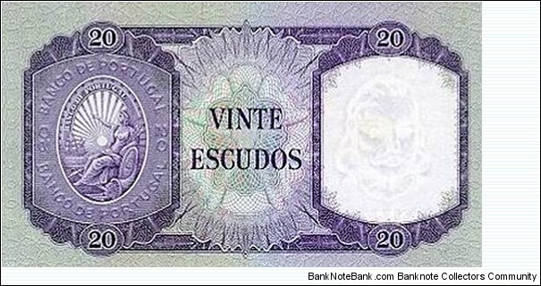 Banknote from Portugal year 1960