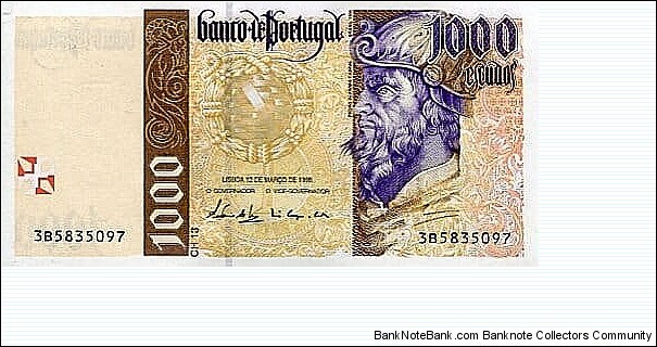 1000 Escudos Banknote