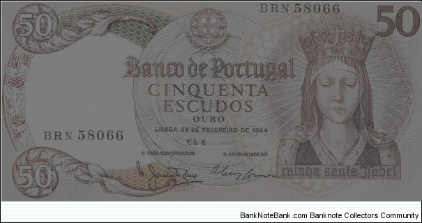 50 Escudos Banknote