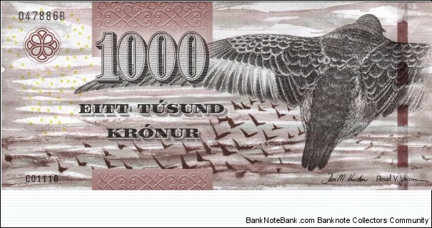 Faroe Islands 1000 Krónur Banknote