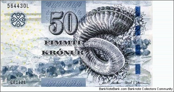 Faroe Islands 50 Krónur Banknote