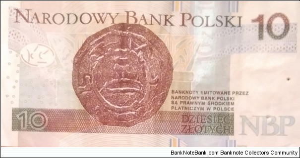 Banknote from Poland year 2016