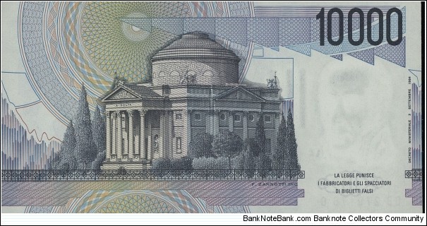 Banknote from Italy year 1984