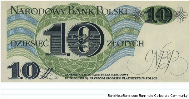 Banknote from Poland year 1982