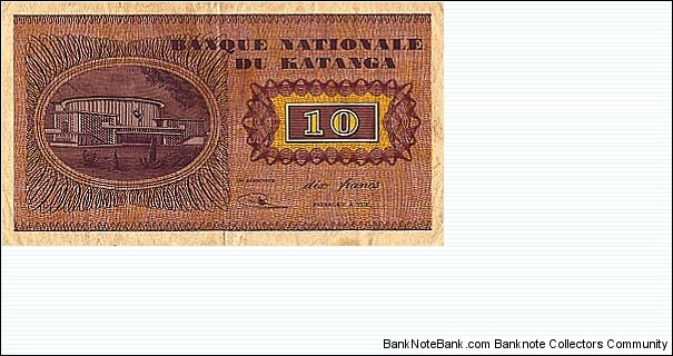 Banknote from Congo year 1960