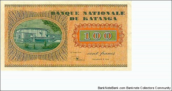 Banknote from Congo year 1960