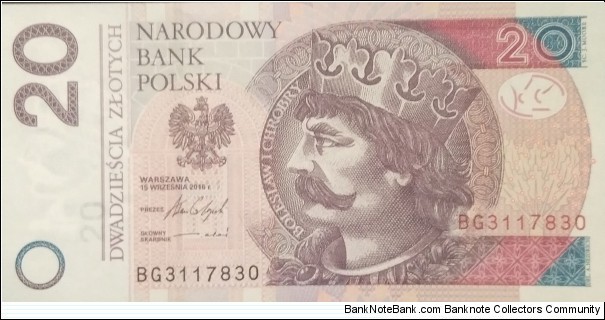 20 Złotych Banknote